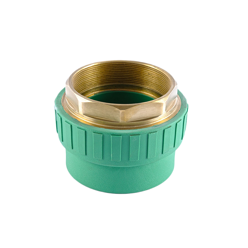 Female threaded Brass Adaptor Coupling with Brass nut